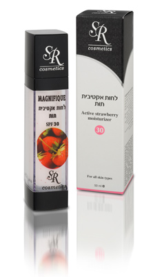 קרם לחות תות 30 SPF Увлажняющий крем на основе клубники с солнцезащитным фактором SPF 30